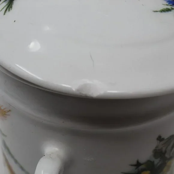 Teapot Infuser Strainer Lid BIA Cordon Bleu French Ceramic 4PC Coffee Tea Server - Picture 9 of 11